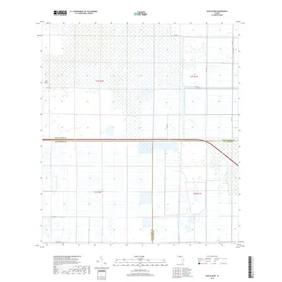 2018 Map of Gum Slough, 2018 Print