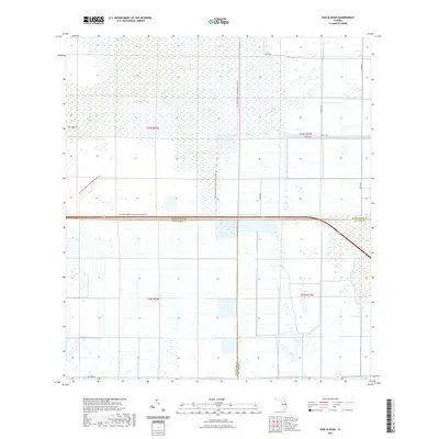 2021 Map of Gum Slough, 2021 Print