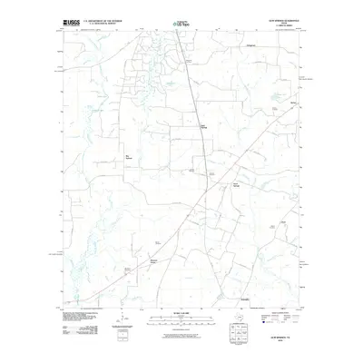 2010 Map of Gum Springs, 2010 Print