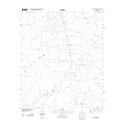 2013 Map of Gum Springs, 2013 Print