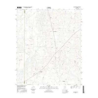 2016 Map of Gum Springs, 2016 Print