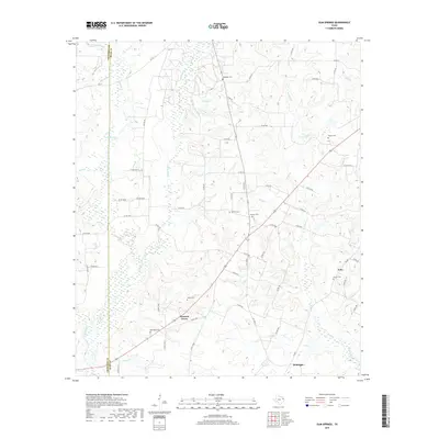 2019 Map of Gum Springs, 2019 Print