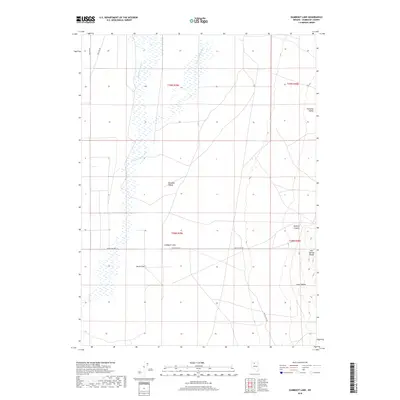 2018 Map of Gumboot Lake, 2018 Print