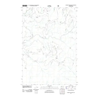 2011 Map of Gumboot Mountain, 2011 Print