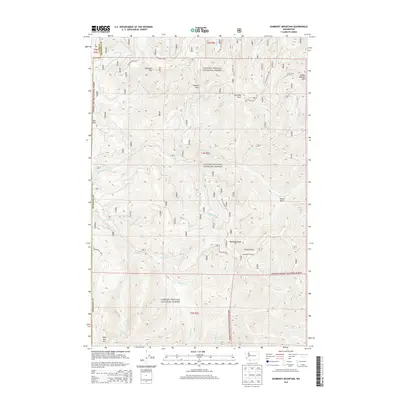 2013 Map of Gumboot Mountain, 2013 Print