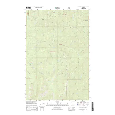 2017 Map of Gumboot Mountain, 2017 Print