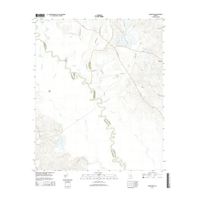 2014 Map of Gumm Pond, 2014 Print