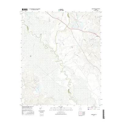 2017 Map of Gumm Pond, 2017 Print