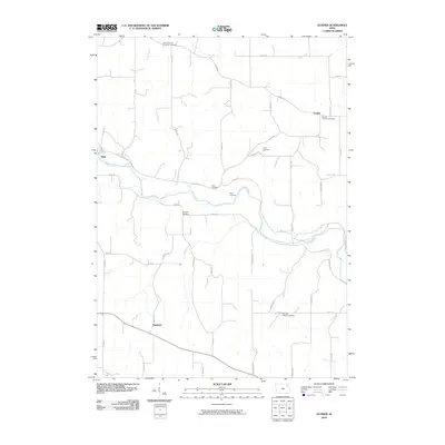 2010 Map of Gunder, 2010 Print