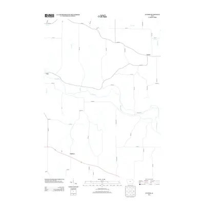 2013 Map of Gunder, 2013 Print