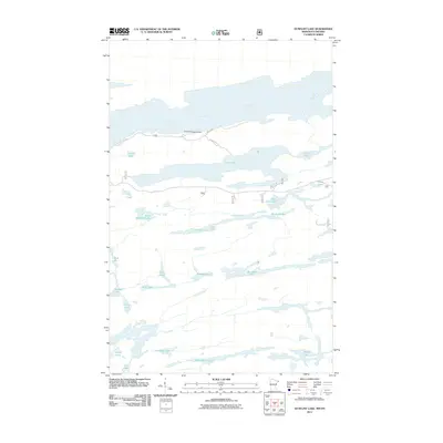 2011 Map of Gunflint Lake, 2011 Print