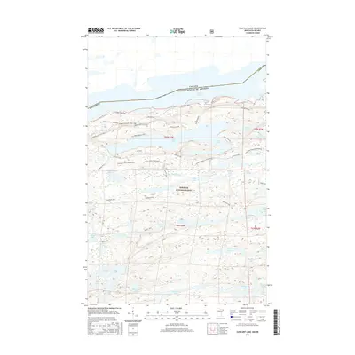 2016 Map of Gunflint Lake, 2016 Print