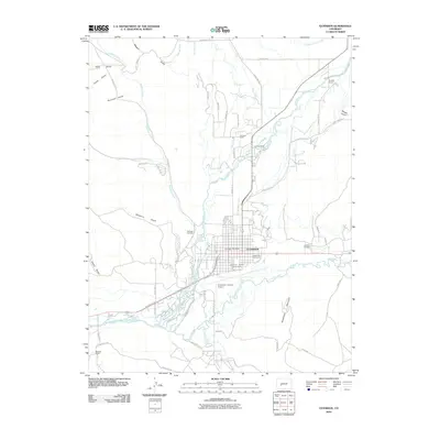 2010 Map of Gunnison, 2010 Print