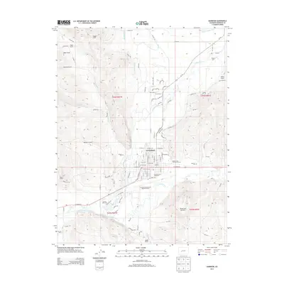 2013 Map of Gunnison, 2013 Print