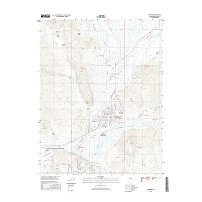2016 Map of Gunnison, 2016 Print