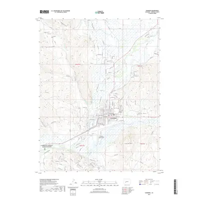2019 Map of Gunnison, 2019 Print