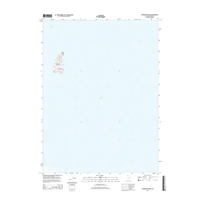 2014 Map of Gunnison Island, 2014 Print