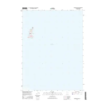 2017 Map of Gunnison Island, 2017 Print