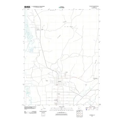 2011 Map of Gunnison, 2011 Print