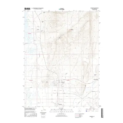 2017 Map of Gunnison, 2017 Print