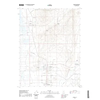 2020 Map of Gunnison, 2020 Print