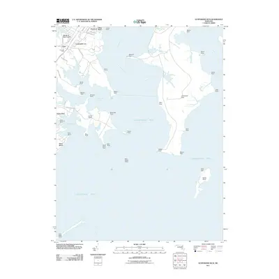 2011 Map of Gunpowder Neck, 2011 Print