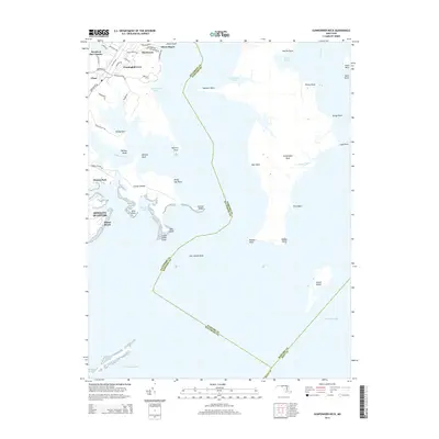 2014 Map of Gunpowder Neck, 2014 Print