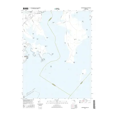 2016 Map of Gunpowder Neck, 2016 Print