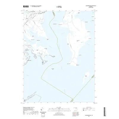 2019 Map of Gunpowder Neck, 2019 Print