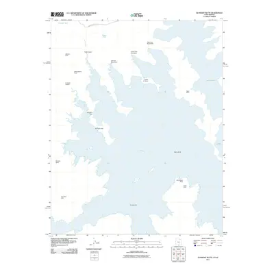 2011 Map of Gunsight Butte, 2011 Print