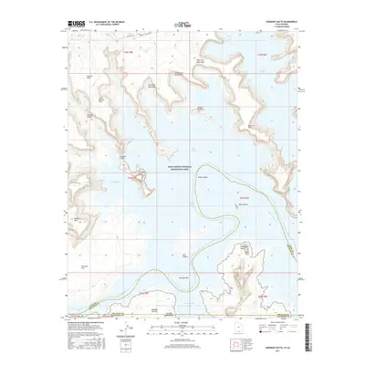 2017 Map of Gunsight Butte, 2017 Print