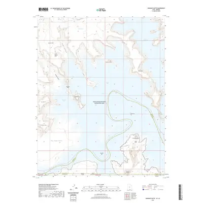 2020 Map of Gunsight Butte, 2020 Print