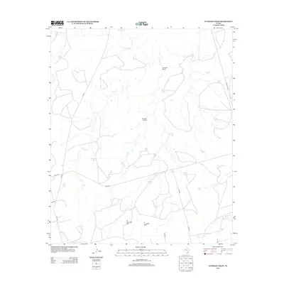 2012 Map of Gunsight Draw, 2012 Print