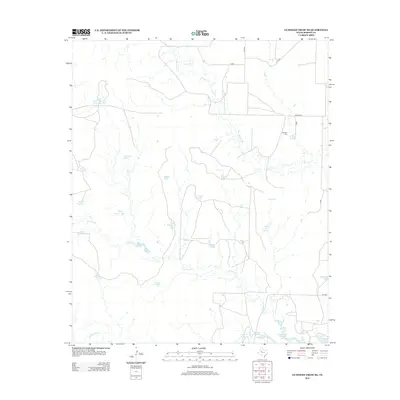 2012 Map of Gunsight Draw NE, 2012 Print