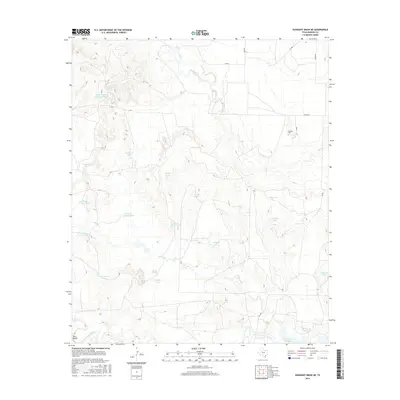2016 Map of Gunsight Draw NE, 2016 Print