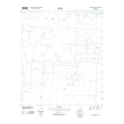 2010 Map of Gunsight Draw SE, 2010 Print