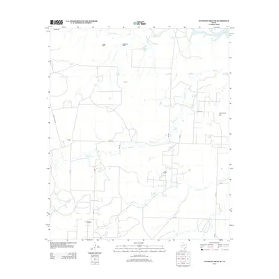 2012 Map of Gunsight Draw SE, 2012 Print