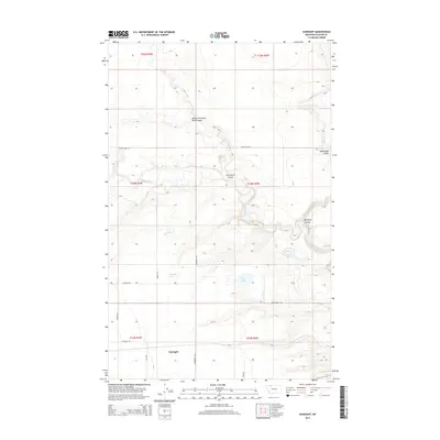 2014 Map of Gunsight, 2014 Print