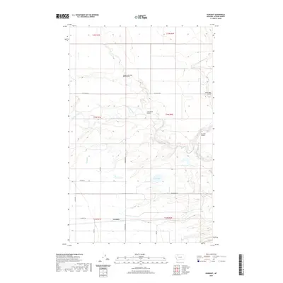 2020 Map of Gunsight, 2020 Print