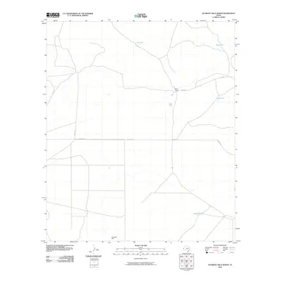2010 Map of Gunsight Hills North, 2010 Print