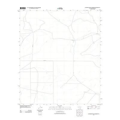 2012 Map of Gunsight Hills North, 2012 Print