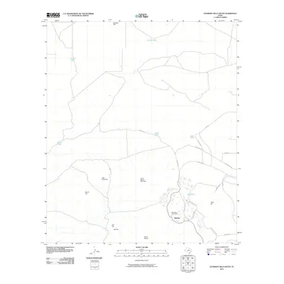 2010 Map of Gunsight Hills South, 2010 Print