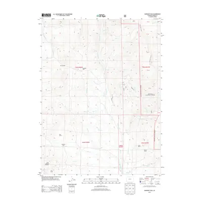 2013 Map of Gunsight Pass, 2013 Print