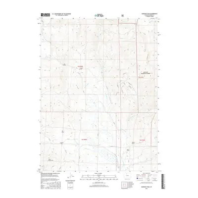 2016 Map of Gunsight Pass, 2016 Print