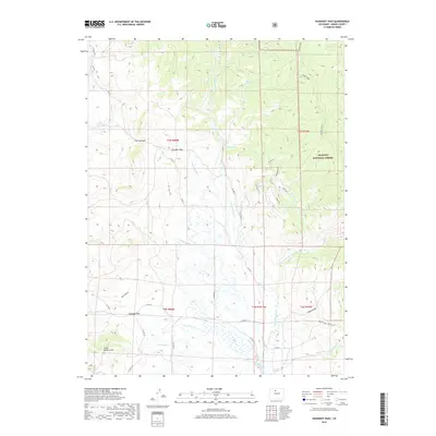 2019 Map of Gunsight Pass, 2019 Print