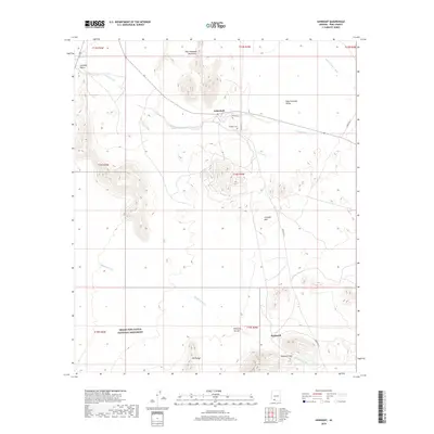 2018 Map of Gunsight, 2018 Print