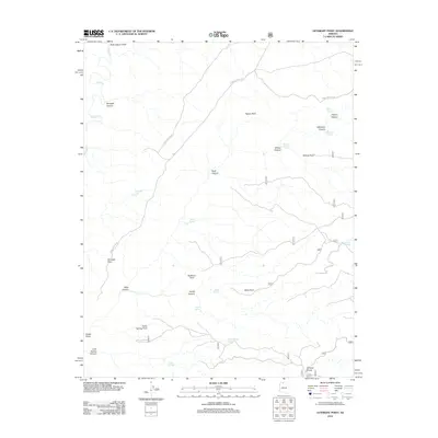 2012 Map of Gunsight Point, 2012 Print