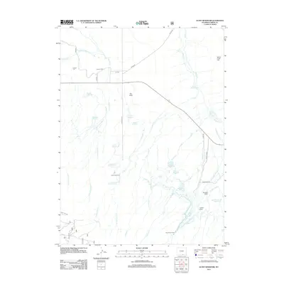 2012 Map of Gunst Reservoir, 2012 Print