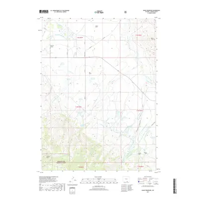 2017 Map of Gunst Reservoir, 2017 Print