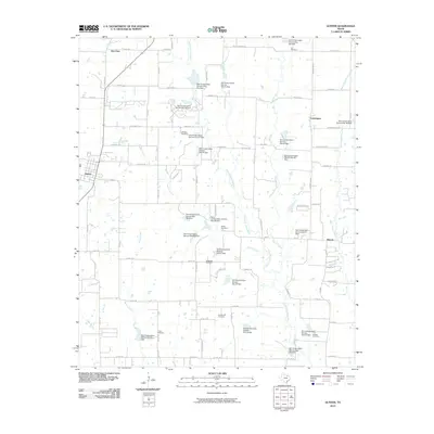 2010 Map of Gunter, 2010 Print